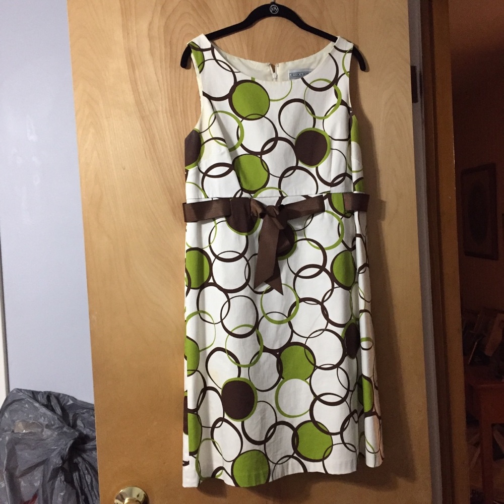 Jessica Howard A-line dress with ribbon belt